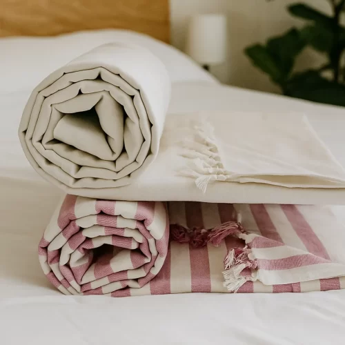 Pack of 2 Striped Multicolor Cotton Queen Size Bhagalpuri Dull All Season B