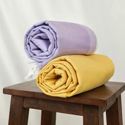 Pack of 2 Multicolour Cotton Queen Size Bhagalpuri Dull All Season Blanket
