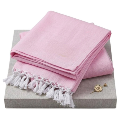 Thave Silk Luxury and Comfort Chadar with Organic Bhagalpuri Silky Cotton Chadar with Extra Soft Feel (240 x 130 cm – Pink)